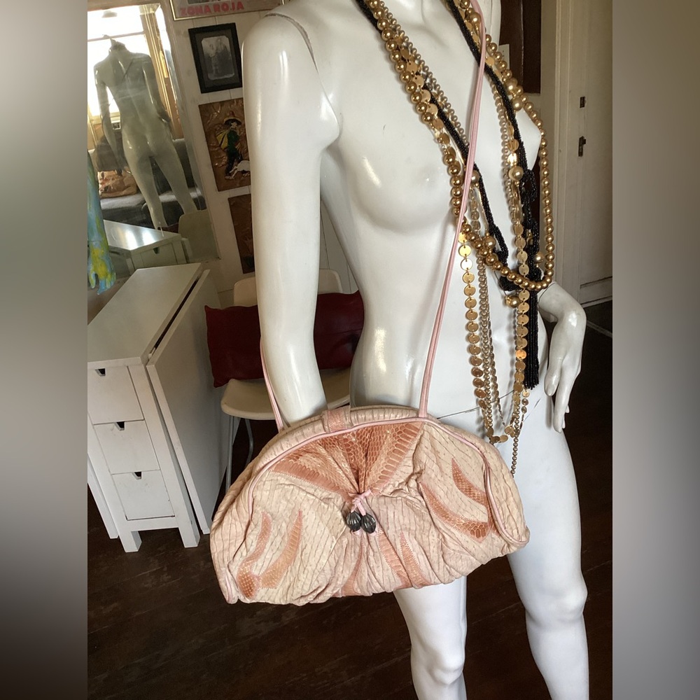 Vintage VIVA blush leather